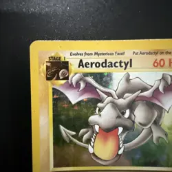 Pokemon TCG Aerodactyl Fossil Holo Rare Card 1/62 Unlimited - Image 4