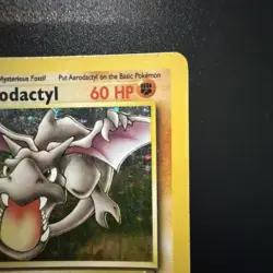 Pokemon TCG Aerodactyl Fossil Holo Rare Card 1/62 Unlimited - Image 5