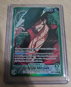 ONE PIECE The Azure Sea's Seven DRACULE MIHAWK LEADER ALT ART OP14-020 ENGLISH - Image 2