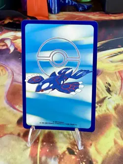 2003 Pokemon Sapphire Dustox Poker Playing Card 6 Of Clubs Kyogre Deck - Image 2