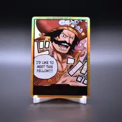 Gol.D.Roger Gold Don ONE PIECE Card Game English OP13 Carrying on His Will NM - Image 1