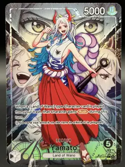 Yamato Op16-079 Leader Alt Art The Time Of Battle One Piece TCG NM English - Image 1