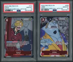 2023 One Piece Bandai 25th Edition Anniversary Set English Set PSA 10 Lot - Image 4