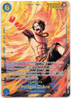Portgas.D.Ace OP13-119 Foil Carrying On His Will - Image 1