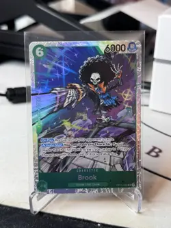Brook Character Holo Card OP15-032 6000 Power One Piece CCG - Image 1