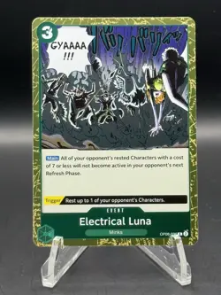 Electrical Luna OP08-036 FOIL Rare Two Legends One Piece NM - Image 1