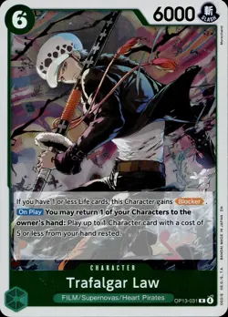 Trafalgar Law OP13-031 Rare Carrying On His Will One Piece Near Mint - Image 1