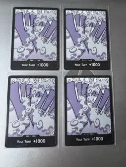 *Lot of 4* One Piece DON!! Card [Luffy] One Piece Tin Set Vol. 1 English - Image 1