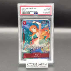 Nami Romance Dawn OP01-016 PSA 10 Alt Art 2022 Japanese One Piece Card Game - Image 1