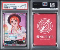 PSA 10 2025 ONE PIECE PROMOS 041 NAMI OFFICIAL CARD WHOLE CAKE ISLAND ARC - Image 3