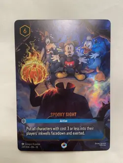 Disney Lorcana “Spooky Sight” Enchanted 237/204 - Image 1