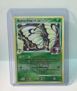 Butterfree FB 17/147 Supreme Victors Crosshatch Pokemon League Promo Card - Image 1