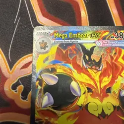 Mega Emboar ex 273/217 ME Ascended Heroes Special Illustration Rare Pokemon Card - Image 2