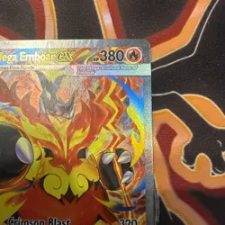 Mega Emboar ex 273/217 ME Ascended Heroes Special Illustration Rare Pokemon Card - Image 3