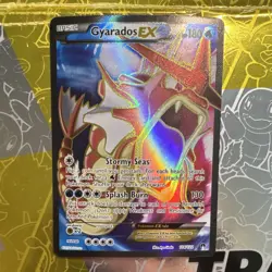 Pokemon Gyarados EX TCG Card Full Art Holo, 114/122 - Image 1