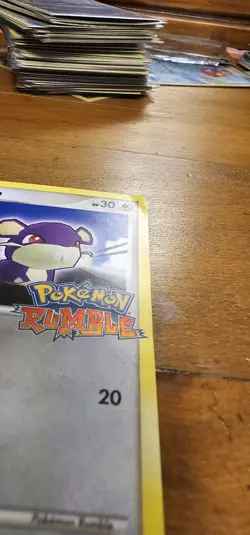 Pokemon Rumble Stamped Rattata Card 15/16 2009 TCG (Lightly Played) - Image 4