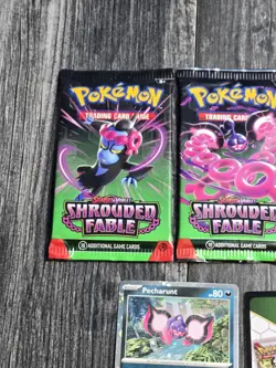Pokemon Scarlet And Violet—Shrouded Fable Three-Booster Pack and Promo Card Blis - Image 2