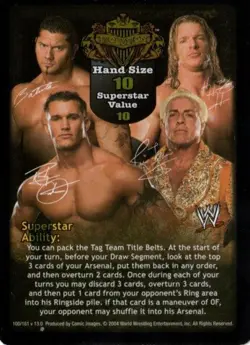 WWE: Evolution Superstar Card for Evolution [Lightly Played] Raw Deal Wrestling - Image 1