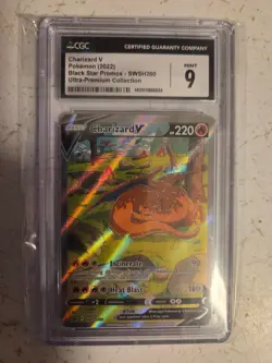Charizard V SWSH260 SWSH: Sword & Shield Promo Card Holo CGC 9 Graded - Image 1