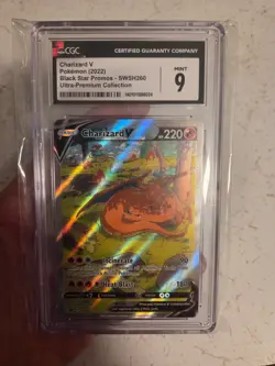 Charizard V SWSH260 SWSH: Sword & Shield Promo Card Holo CGC 9 Graded - Image 3