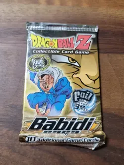 Dragon Ball Z Babidi Saga CCG 10 Card Booster Pack Sealed Unopened Score Art A - Image 1