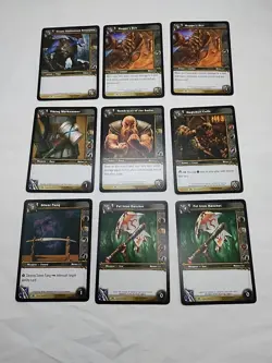 Lot Of (19) Wow TCG Dark Portal Equipment Uncommon Cards - Image 3
