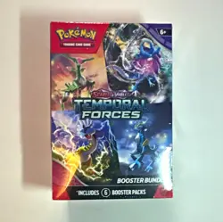 Pokemon TCG Scarlet & Violet—Temporal Forces Booster Bundle Box 6 Packs - Image 1