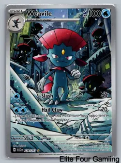 Weavile 228/217 Illustration Rare Ascended Heroes Pokemon Near Mint - Image 1