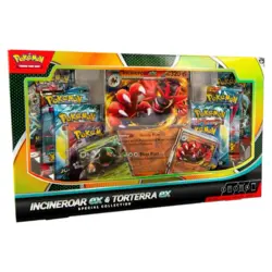 *NEW SEALED* Pokemon TCG: Incineroar ex & Torterra ex Special Collection Box - Image 1