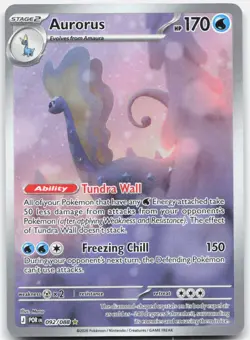 Aurorus 092/088 Holo Illustration Rare Perfect Order Pokemon Near Mint - Image 1