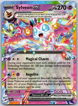 Sylveon ex 086/191 Double Rare Surging Sparks Pokemon Holo Near Mint - Image 1