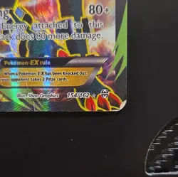 HP M Houndoom EX Mega Full Art Breakthrough 154/162 Holo UR EN - Image 3