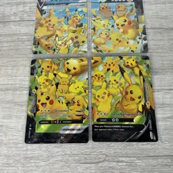 Pokemon Pikachu V-Union Complete Set NM SWSH139 SWSH140 SWSH141 SWSH142 TCG - Image 3