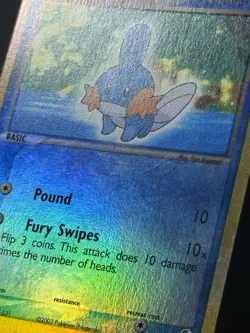 Mudkip EX Ruby and Sapphire 60/109 Reverse Holo Pokemon TCG - CLEAN - Image 2