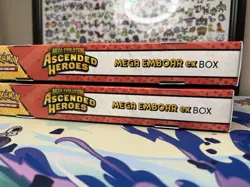 Pokemon Ascended Heroes Mega Emboar EX Box Lot Of 2 🚀FREE SHIPPING 🔥 - Image 2
