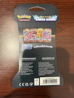 HEAVY! GOD PACKUU SIRUU 32g Chaos Rising Pokemon TCG Sleeved Booster (SEALED) - Image 2