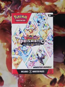 Pokemon TCG Scarlet & Violet Prismatic Evolutions Booster Bundle Factory Sealed - Image 1