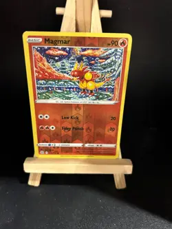 Magmar Reverse Holo 019/172 Pokemon Karte TCG aus Strahlende Sterne EN - Image 1