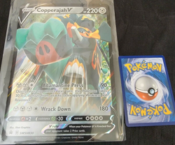 JUMBO Holo Foil Copperajah V SWSH030 Promo Pokemon Trading Cards SHIPPED IN BOX! - Image 1