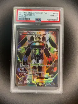 2017 Pokemon Mega Powers Collection Promo FA / Zygarde EX #54a PSA 8 - Image 1
