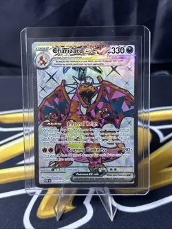 Pokemon TCG Charizard EX Full Art Holo SV03: Obsidian Flames 215/197 - Image 1