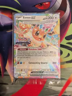 Eevee ex Prismatic Evolutions Stamp 075/131 Sealed NM - Image 1