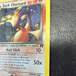 Pokemon- Dark Charizard 4/82 Team Rocket Holo Rare - MP/HP - Image 3