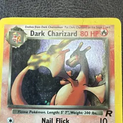 Pokemon- Dark Charizard 4/82 Team Rocket Holo Rare - MP/HP - Image 5