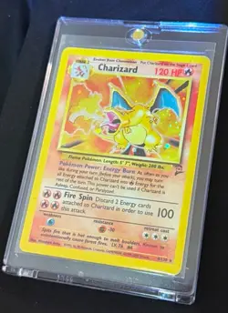 Pokemon TCG Base Set 2 Charizard 004/130 1999 Holo Rare Stage 2 120 HP - Image 1