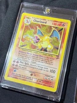 Pokemon TCG Base Set 2 Charizard 004/130 1999 Holo Rare Stage 2 120 HP - Image 4
