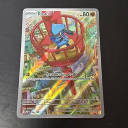 Pokemon TCG Riolu 010 Black Star Promo Mega Evolution - Image 1