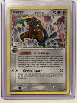 Pokemon Deoxys δ Delta Species 2/17 Holo Rare POP Series 4 LP - NM 2006 - Image 1