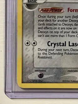 Pokemon Deoxys δ Delta Species 2/17 Holo Rare POP Series 4 LP - NM 2006 - Image 5
