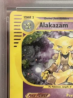 2002 Expedition Alakazam Holo Foil 1/165 WOTC E-Reader Series Pokemon PSA 3 - Image 4